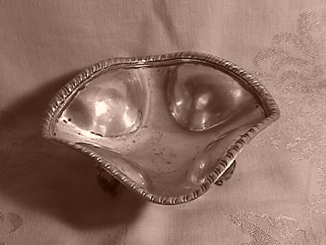 Sterling Silver= Three Footed Bowl (Mexico)