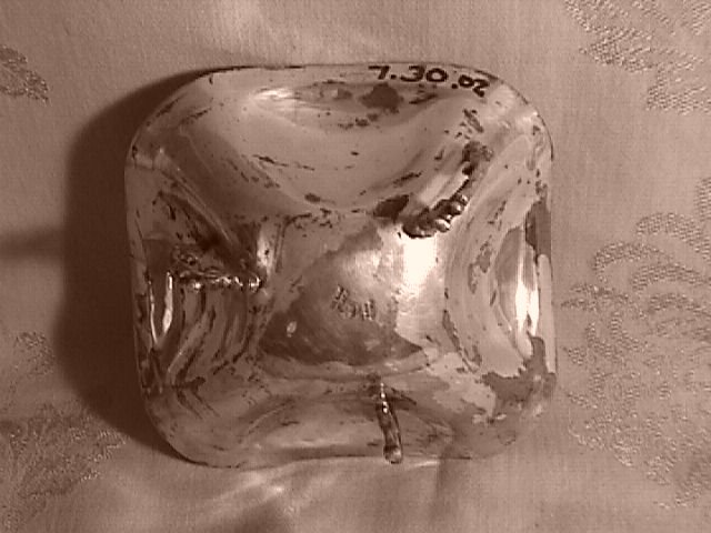 Sterling Silver= Three Footed Bowl (Mexico)