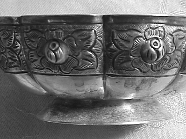 Sterling Silver Bird Handle Bowl-Mexico