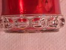 Ruby Flashed-Early Pressed Glass Mug