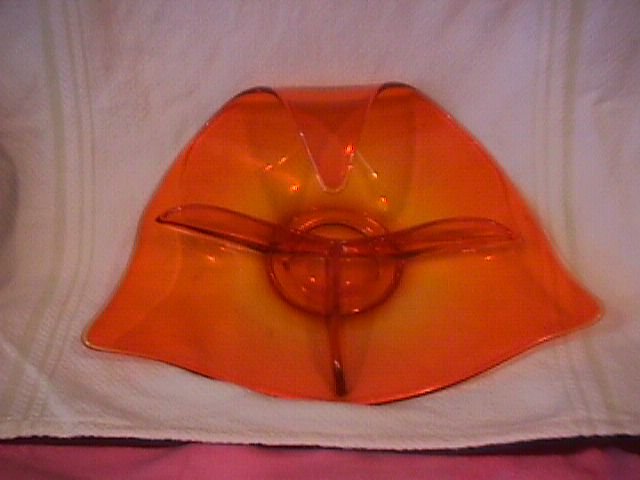 Elegant Glass 3=Part Candy Dish