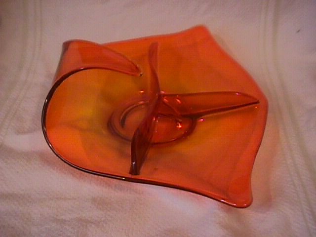 Elegant Glass 3=Part Candy Dish
