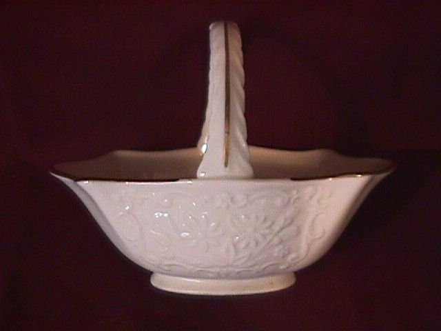 Lenox Porcelain Handled Basket