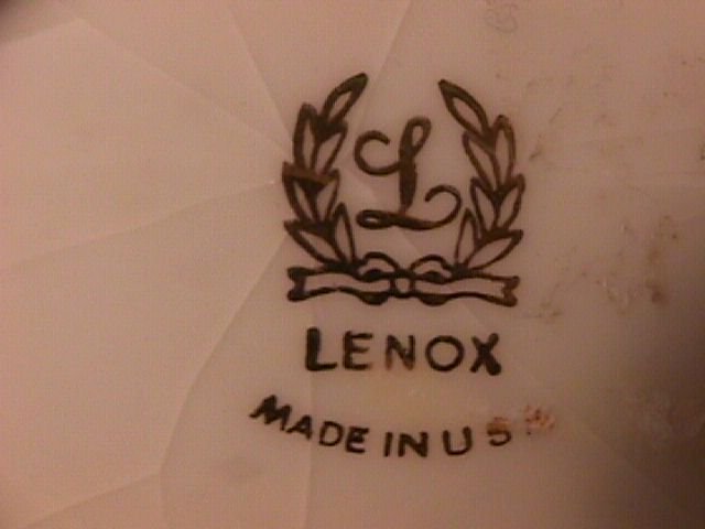 Lenox Porcelain Handled Basket