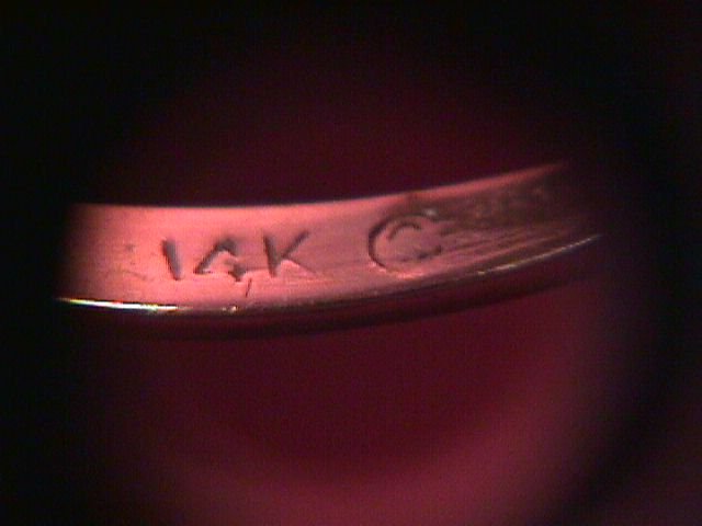 14K Gold Engagement Ring with 1/2 Carat Diamond