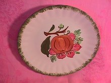 Blue Ridge for Avon Premium Salad Plate (Peach & Strawberries)
