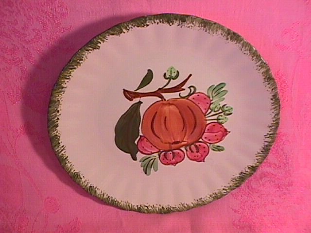 Blue Ridge for Avon Premium Salad Plate (Peach & Strawberries)