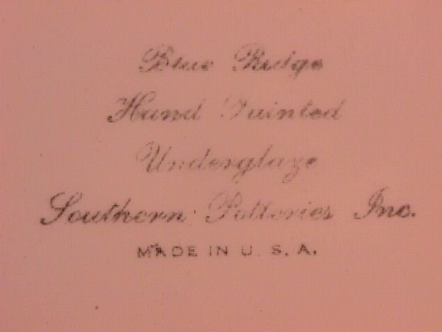 Blue Ridge for Avon Premium Salad Plate (Peach & Strawberries)
