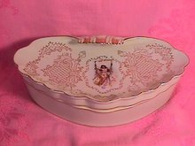 Victorian Style Porcelain Dresser Box