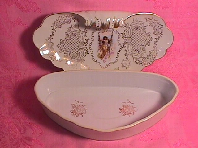Victorian Style Porcelain Dresser Box