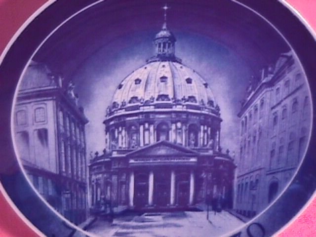 Christmas Plate 1970 Marmorkirken Danmark