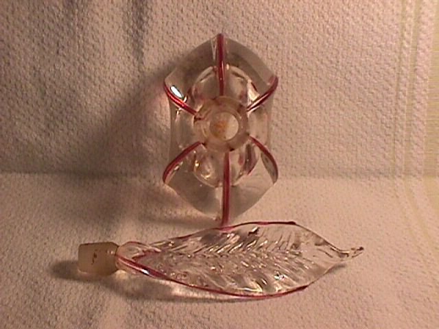 Crystal & Cranberry Perfume Bottle (Imperfect)
