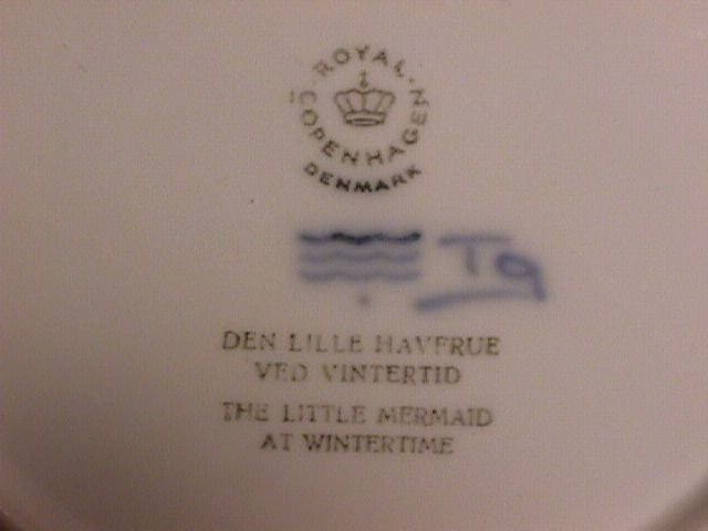 Royal Copenhagen Annual Christmas Plate=1962