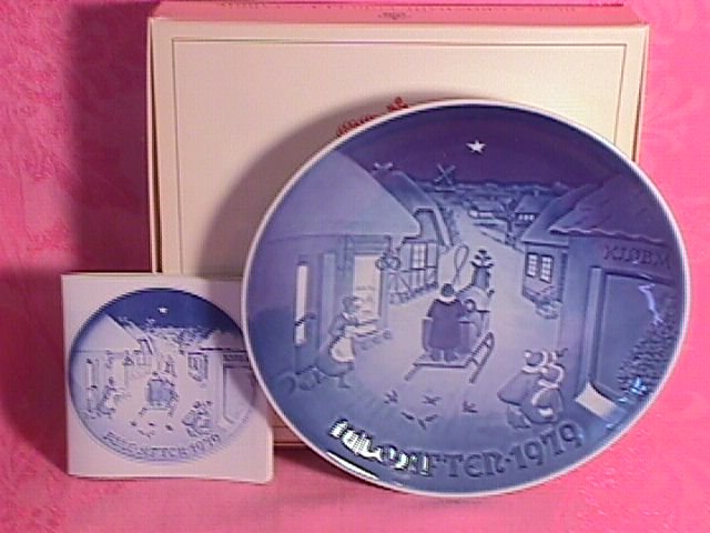 Bing & Grondahl Christmas Plate 1979-White Christmas