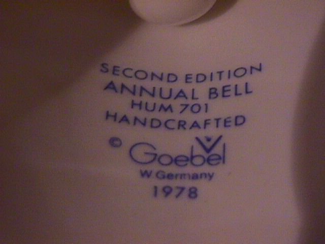 Hummel Annual Bell=1979= 2nd Edition: Farewell