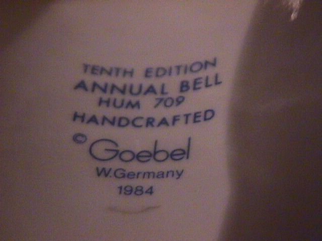 Hummel Annual Bell=1987= 10th Edition: With Loving Greetings