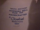 Hummel Annual Bell=1987= 10th Edition: With Loving Greetings