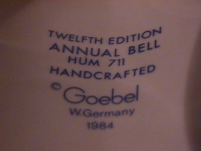 Hummel Annual Bell=1989= 12th Edition: Latest News