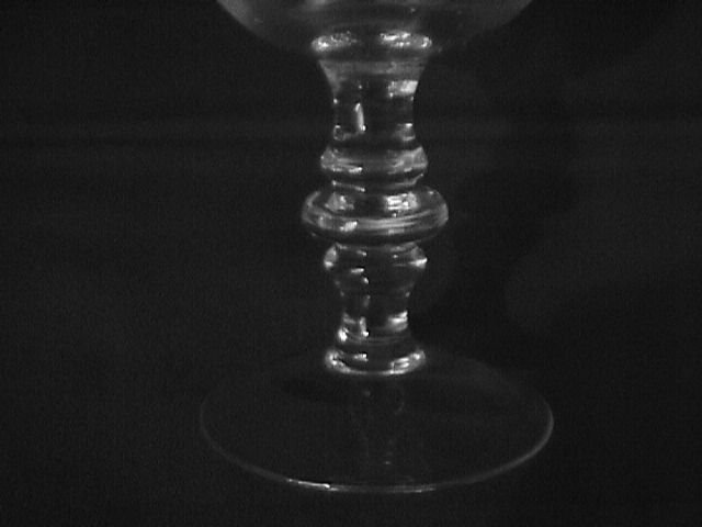 Elegant Cut Glass Wine Set -6 (Unknown Pattern)