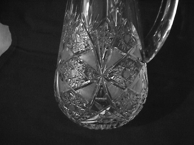 Elegant Cut Glass Drinks Pitcher (Unknown Pattern)