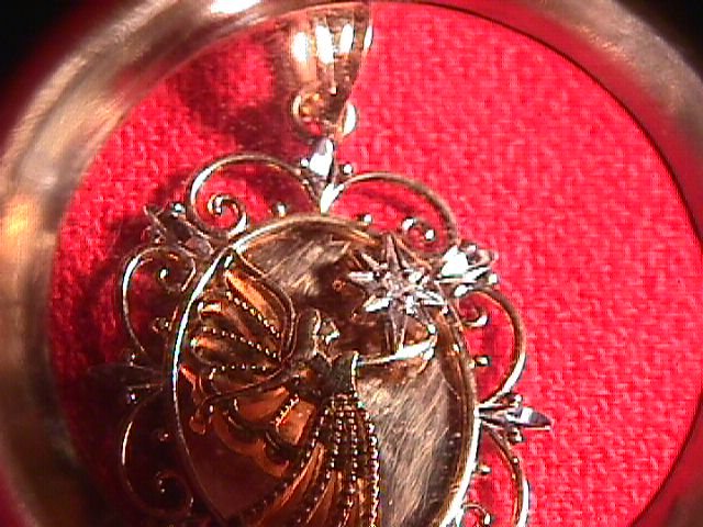 10K Gold Angel Pendant with a Tiny Diamond