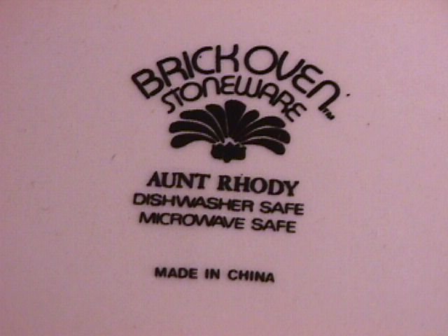 Brick Oven Stoneware