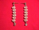 14K Solid Gold & Cultured Pearl Earrings