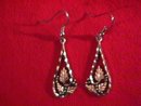 Sterling & Black Hills Gold Dangle Earrings