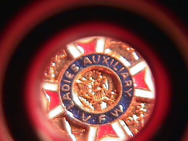 2 Ladies Auxilary V.F.W. Year Pins