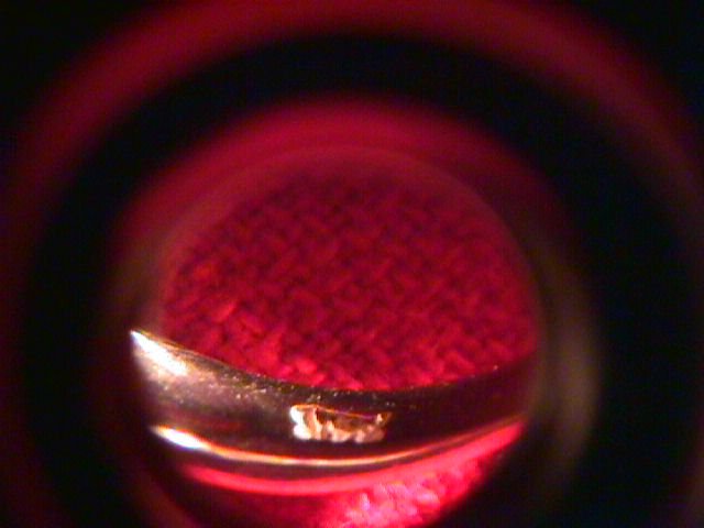 14k Solid Gold and Cubic Zirconia Ladies Ring