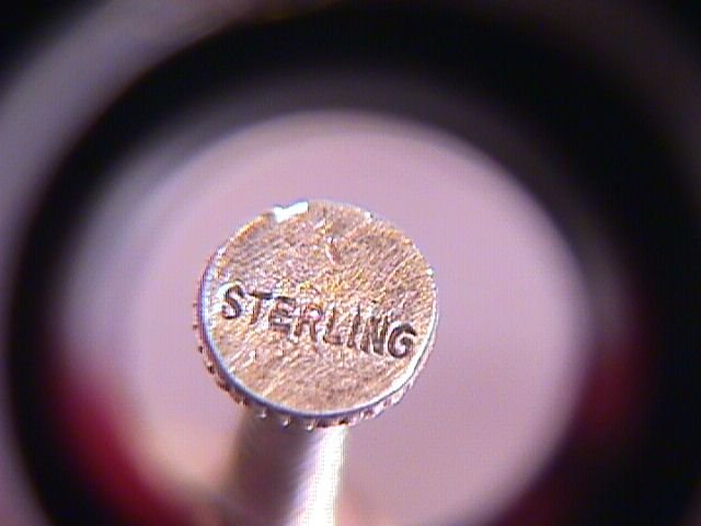 Sterling (Gold Wash) Screw-Back Earrings