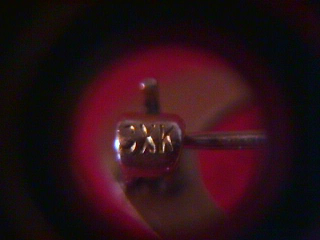 10K Solid Gold-Art Noveau- French Fleur De Lis Watch Pin