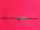 Victorian Bar Pin Platinum Topped Gold & Diamonds