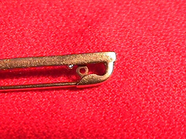 Victorian Bar Pin Platinum Topped Gold & Diamonds