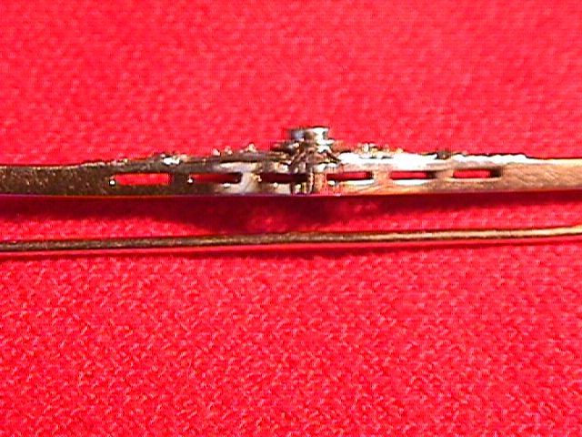 Victorian Bar Pin Platinum Topped Gold & Diamonds
