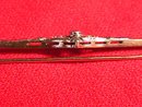 Victorian Bar Pin Platinum Topped Gold & Diamonds