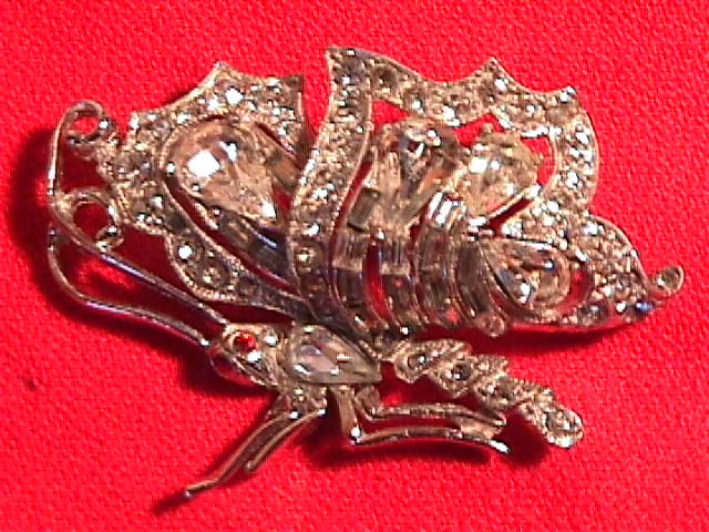 Bogoff Signed Butterfly Brooch