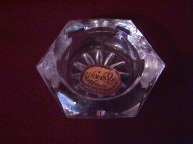 Bohemia Glass Set Of Five( Crystal Salt Cellars)