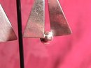 Mexico Sterling (Modernist) Screw-Back Earrings