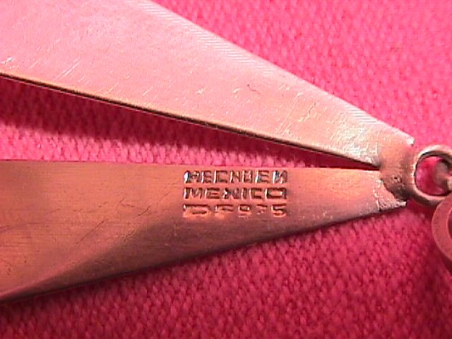 Mexico Sterling (Modernist) Screw-Back Earrings