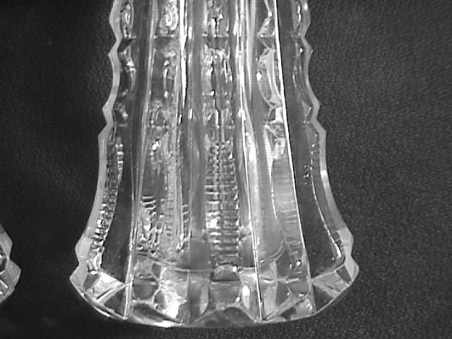 Pitkins & Brookes Cut Glass with Sterling Tops Salt & Pepper Set