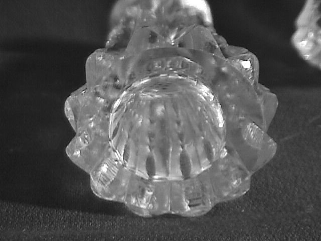 Pitkins & Brookes Cut Glass with Sterling Tops Salt & Pepper Set