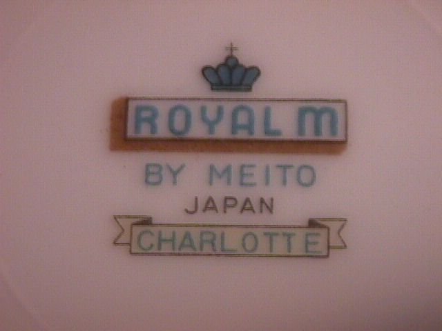 Royal M By Meito Fine China