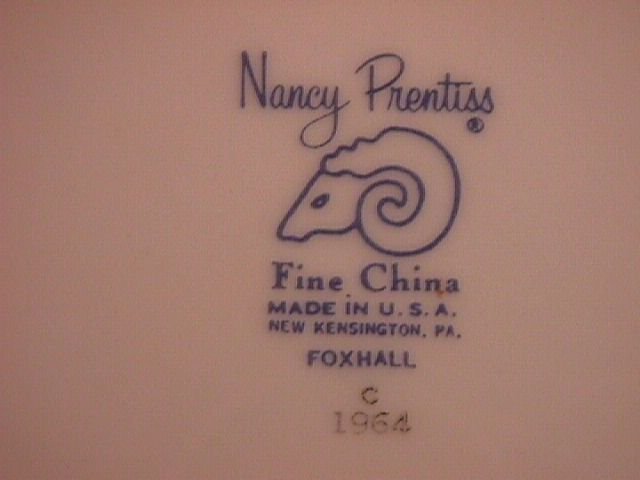 Nancy Prentiss Fine China