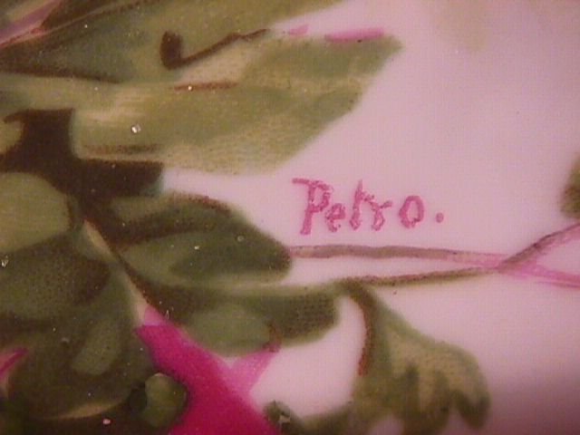 Steinwiessen Porcelain Prussia-Type Painted & Signed Bowl