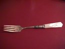 Mother of Pearl-Sterling Mounted Salad Fork