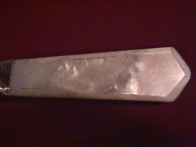Mother of Pearl-Sterling Mounted Salad Fork