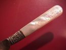 Mother of Pearl (Sterling-Banded) Fruit Knife