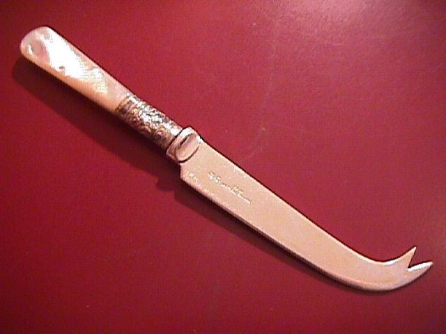 Mother of Pearl (Sterling-Banded) Cheese Knife