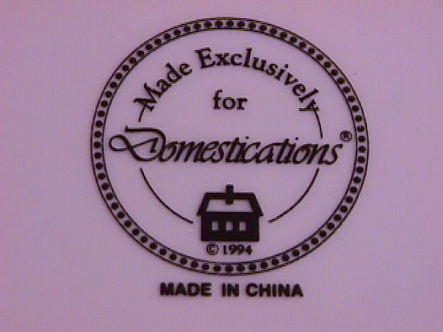 Domestications Fine China